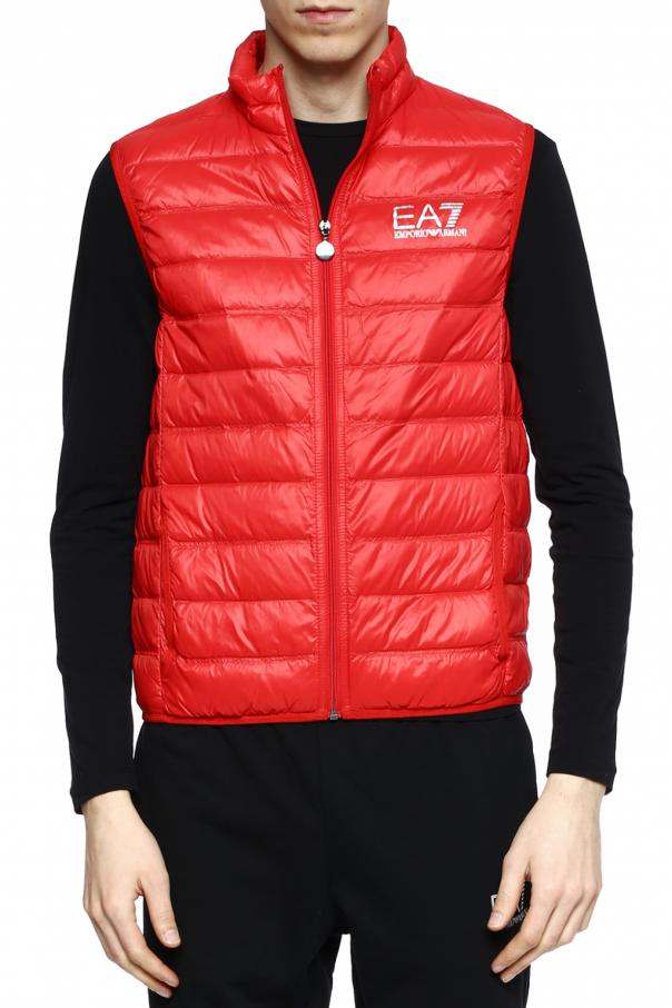 Giorgio Armani zip-up leather coat - SchaferandweinerShops